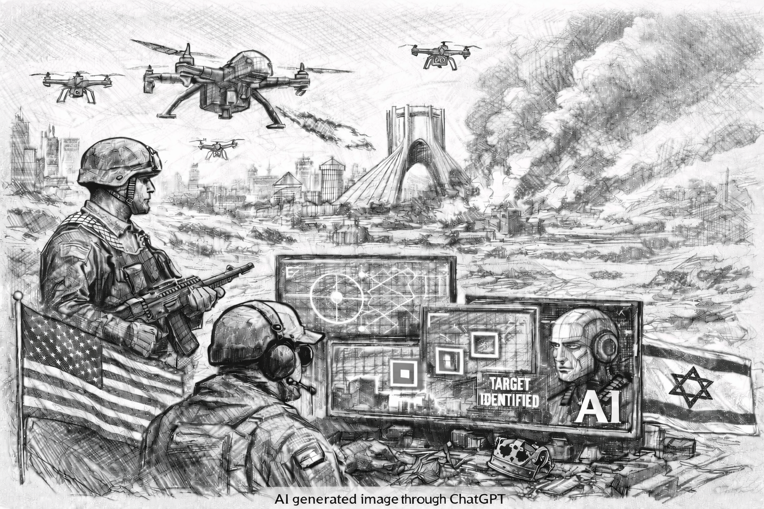 AI backed warfare